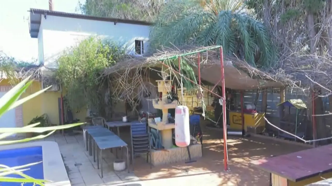 Vivienda situada en San Jos&eacute; de la Vega en donde habr&iacute;a estado secuestrada una mujer durante dos a&ntilde;os (foto: La 7)
