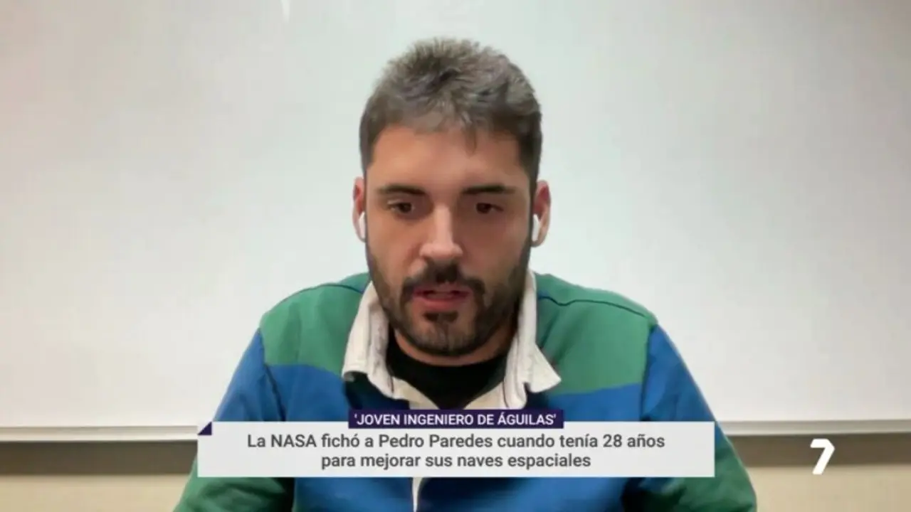 Pedro Paredes, investigador aguile&ntilde;o de la NASA (foto: La 7)