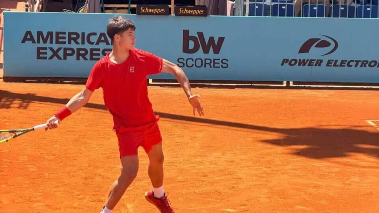El joven tenista murciano Jaime Alcaraz | Foto: La 7