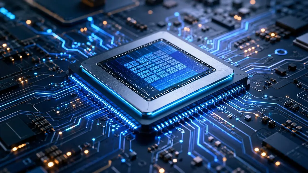 Imagen de un microchip | Generada por IA