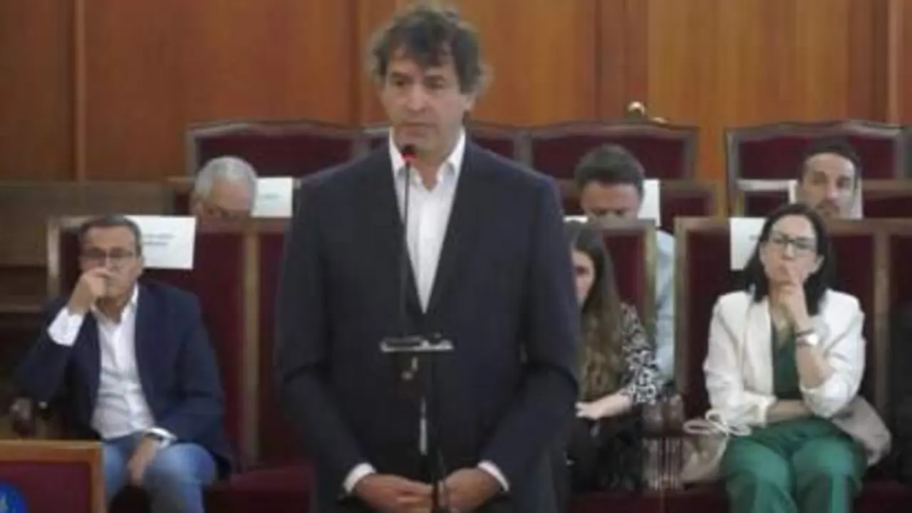 David S&aacute;nchez P&eacute;rez Castej&oacute;n declara como investigado ante la Audiencia Provincial de Badajoz (foto: EP)