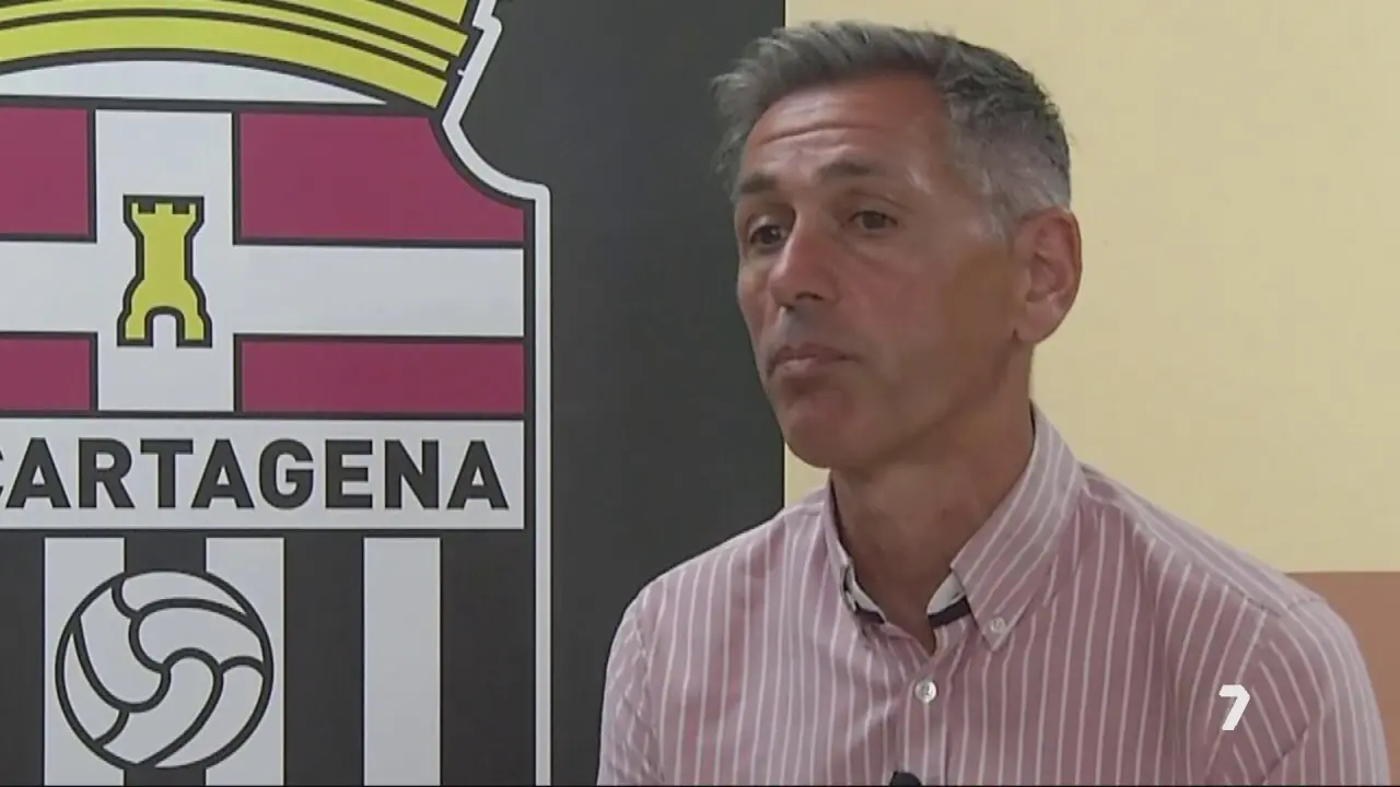 V&iacute;ctor Alonso, director general del FC Cartagena (foto: La 7)