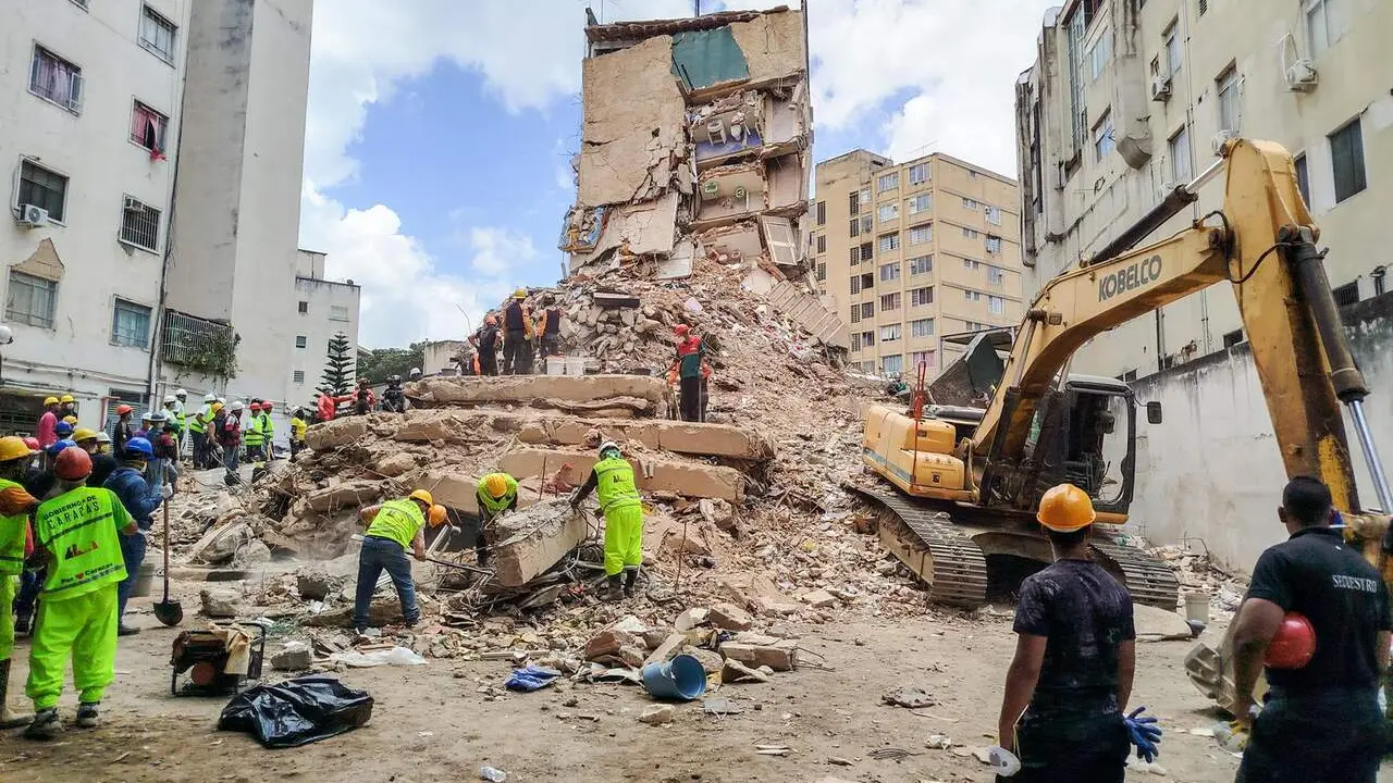 Imagen de las devastadoras consecuencias de los terremotos de Venezuela (foto: EP)