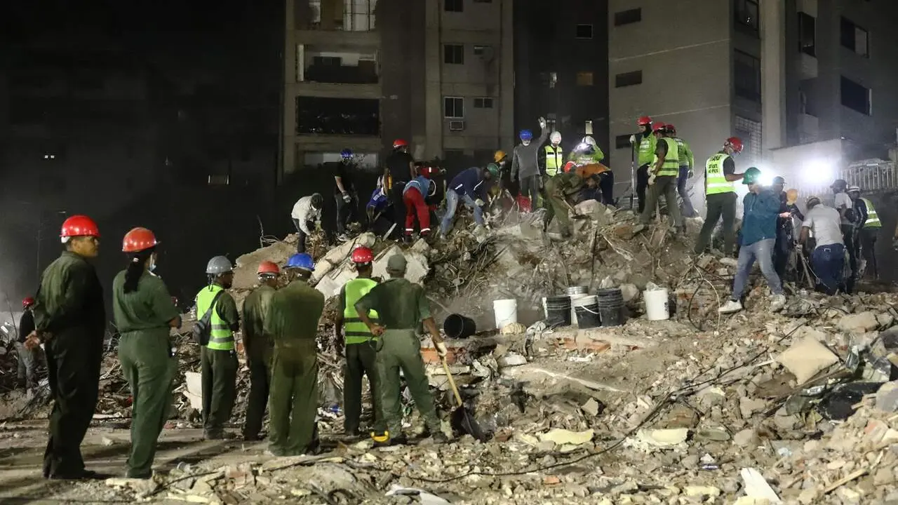 Equipos de rescate en Venezuela el pasado 4 de julio