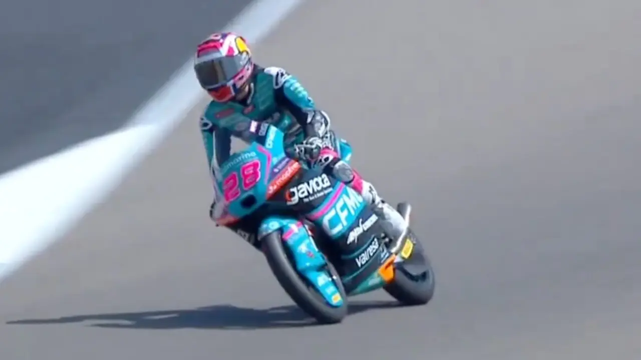 El piloto M&aacute;ximo Quiles en el GP de Alemania de Moto3 (foto: MotoGP)