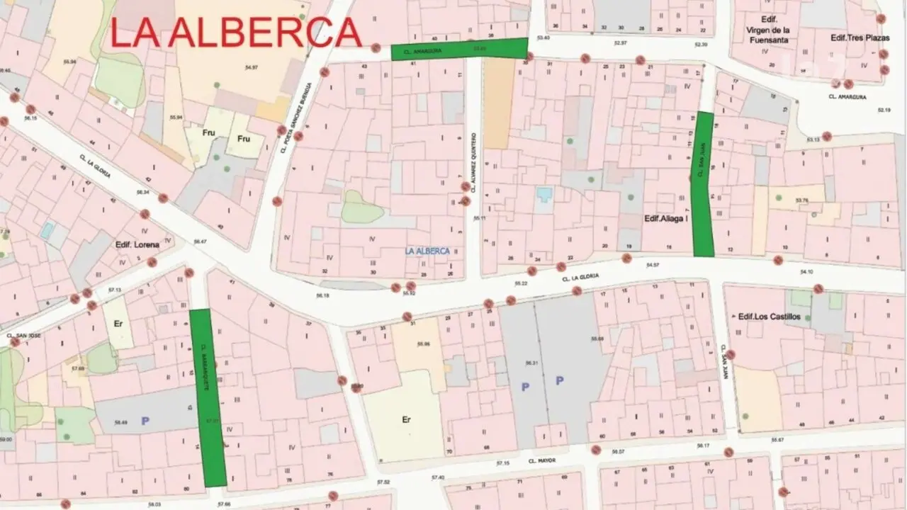 Mapa de La Alberca