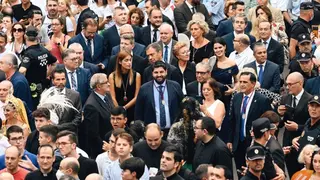 L&oacute;pez Miras, en la romer&iacute;a (Foto: CARM)