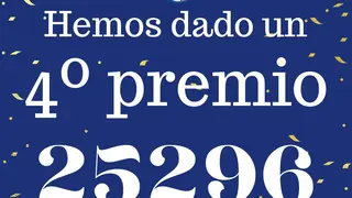 Un cuarto premio del Sorteo Extraordinario de Navidad 2022 (foto: Administraci&oacute;n El Perolo)