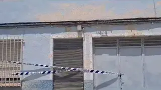 Vivienda de Yecla en la que se ha producido un homicidio (foto: La 7)