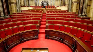 Hemiciclo del Parlament de Catalu&ntilde;a