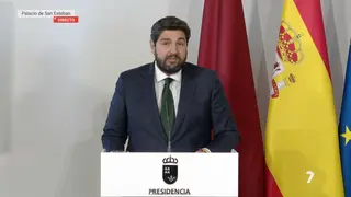 Fernando L&oacute;pez Miras, presidente de la Regi&oacute;n de Murcia (foto: La 7)