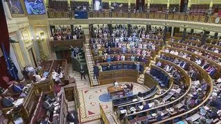 Foto de archivo de una sesi&oacute;n plenaria en el Congreso