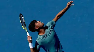 Carlos Alcaraz en el torneo de Cincinnati (foto: ATP)