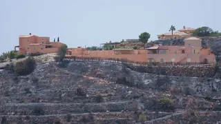 Imagen de la zona afectada por el paso del incendio de Los Gallardos (foto: EP)