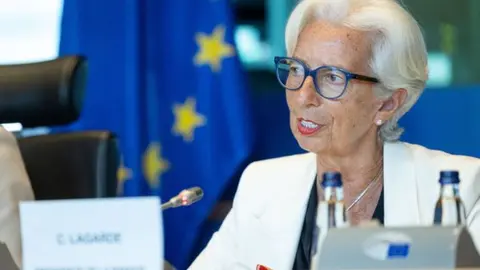 Christine Lagarde, presidenta del BCE (Foto: Alexis Haulot/EU Parliament/DPA)