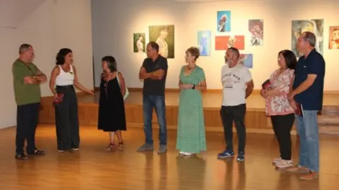Inauguraci&oacute;n de la exposici&oacute;n en Beniel
