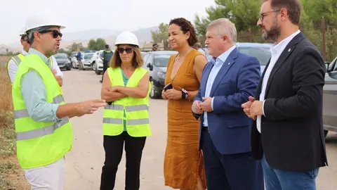 El delegado del Gobierno visita el tramo Lorca-Pulp&iacute; de las obras de construcci&oacute;n de la Alta Velocidad entre Murcia y Almer&iacute;a (Foto: Delegaci&oacute;n del Gobierno)