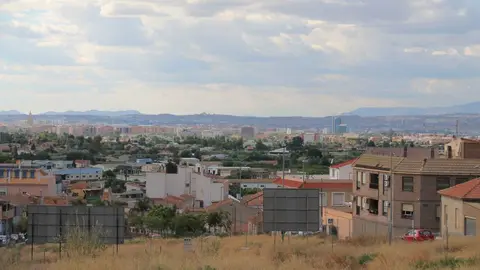 Foto de archivo de algunas viviendas de la pedan&iacute;a de Los Garres en Murcia