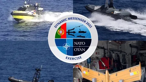 El ejercicio Dynamic Messenguer (DYMS 22) tiene por objetivo integrar sistemas no tripulados en las operaciones mar&iacute;timas actuales  | FOTO: ARMADA