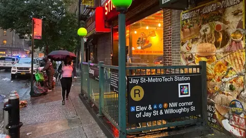 Navilens en el Metro de Nueva York