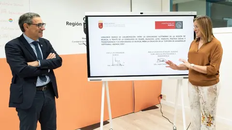 Jos&eacute; Luj&aacute;n e Isabel Franco (Foto: UMU)