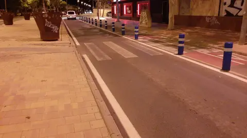 Imagen de la calle en la que ocurri&oacute; el atropello | FOTO: POLIC&Iacute;A LOCAL DE SAN JAVIER