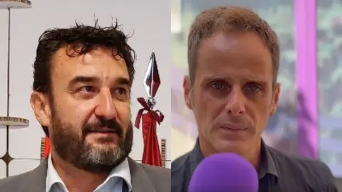 GIn&eacute;s Ruiz Maci&aacute; y &Aacute;ngel Luis Hern&aacute;ndez (der.)