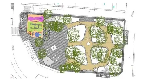Plano de la nueva plaza