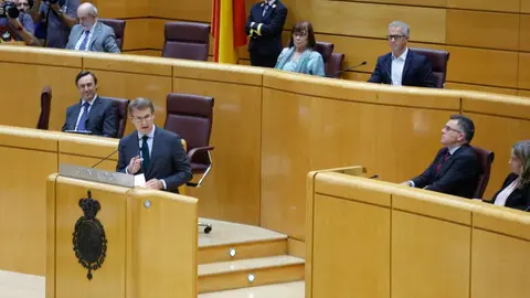 Alberto N&uacute;&ntilde;ez Feij&oacute;o, este martes en el Senado