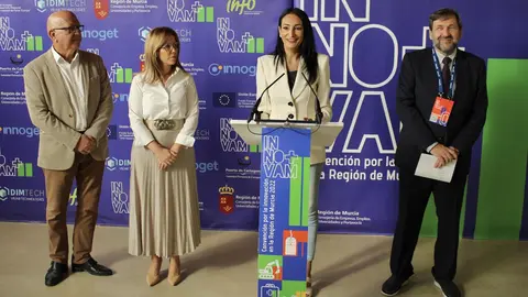 La consejera de Empresa, Empleo, Universidades y Portavoc&iacute;a, Valle Migu&eacute;lez, inaugur&oacute; en Cartagena la segunda edici&oacute;n de 'Innovam+'. (Foto: CARM)