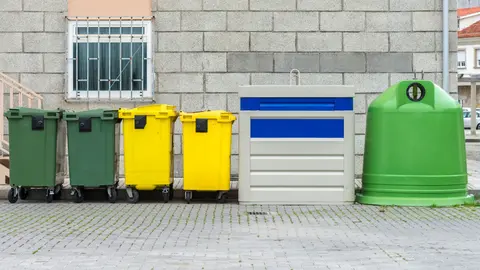 Contenedores de reciclaje