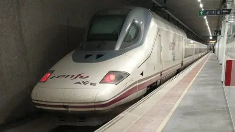 AVE en la Estaci&oacute;n del Carmen