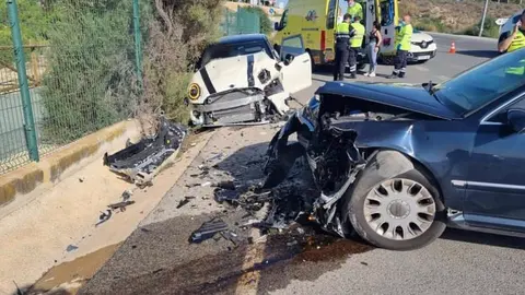 Imagen del accidente. | FOTO: EUROPA PRESS