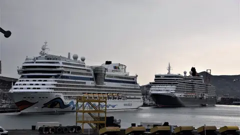 Cruceros en el Puerto de Cartagena (foto: Puerto de CT)