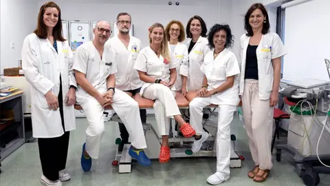 Equipo de la unidad de rehabilitaci&oacute;n RICA (foto: Colegio de M&eacute;dicos)