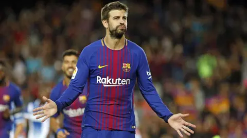 Gerard Piqu&eacute;, en un partido con el FC Barcelona (Foto: FCB)