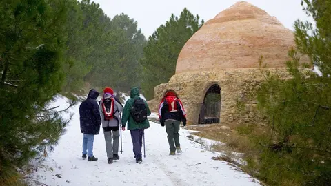 Pozos de nieve en Sierra Espu&ntilde;a