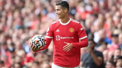 Cristiano Ronaldo, en un partido con el Manchester United esta temporada (Foto: ManUtd.com)