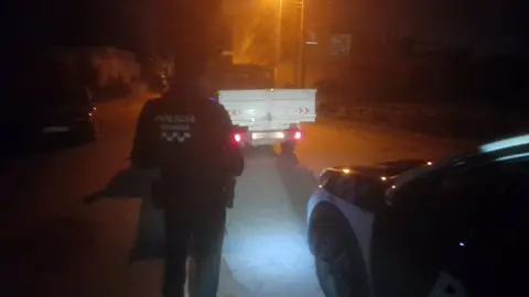 Cami&oacute;n recuperado en Los Dolores
