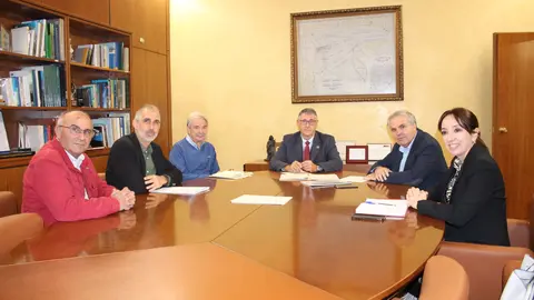 Reuni&oacute;n entre la CHS y el ayuntamiento de Bullas