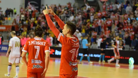 Imagen en un partido del Jimbee Cartagena- ElPozo Murcia (foto: La 7)