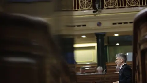 El ministro Grande-Marlaska, en su comparecencia este mi&eacute;rcoles