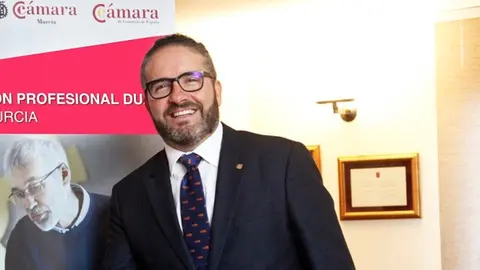 Miguel L&oacute;pez Abad, presidente de la C&aacute;mara de Comercio de Murcia