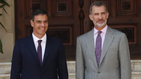 Pedro S&aacute;nchez y el Rey