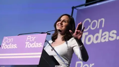 La secretaria general de Podemos y ministra de Derechos Sociales y Agenda 2030, Ione Belarra.