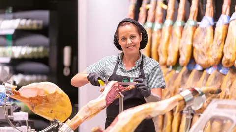 Trabajadora de Mercadona