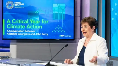 La directora gerente del FMI, Kristalina Georgieva