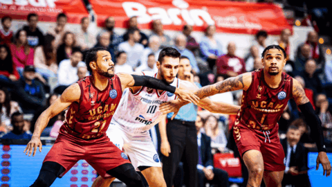 Importante victoria del UCAM Murcia ante el Pinar Karsiyaka turco en la Champions League (97-92)