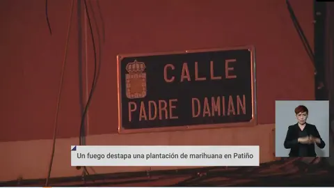 Calle en la que se produjo el hallazgo de la plantaci&oacute;n de marihuana