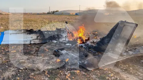 Imagen exclusiva de la avioneta accidentada